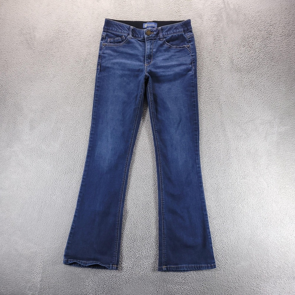 Democracy Jeans Womens 8 Blue Itty Bitty Bootcut Ab Solution Shaping